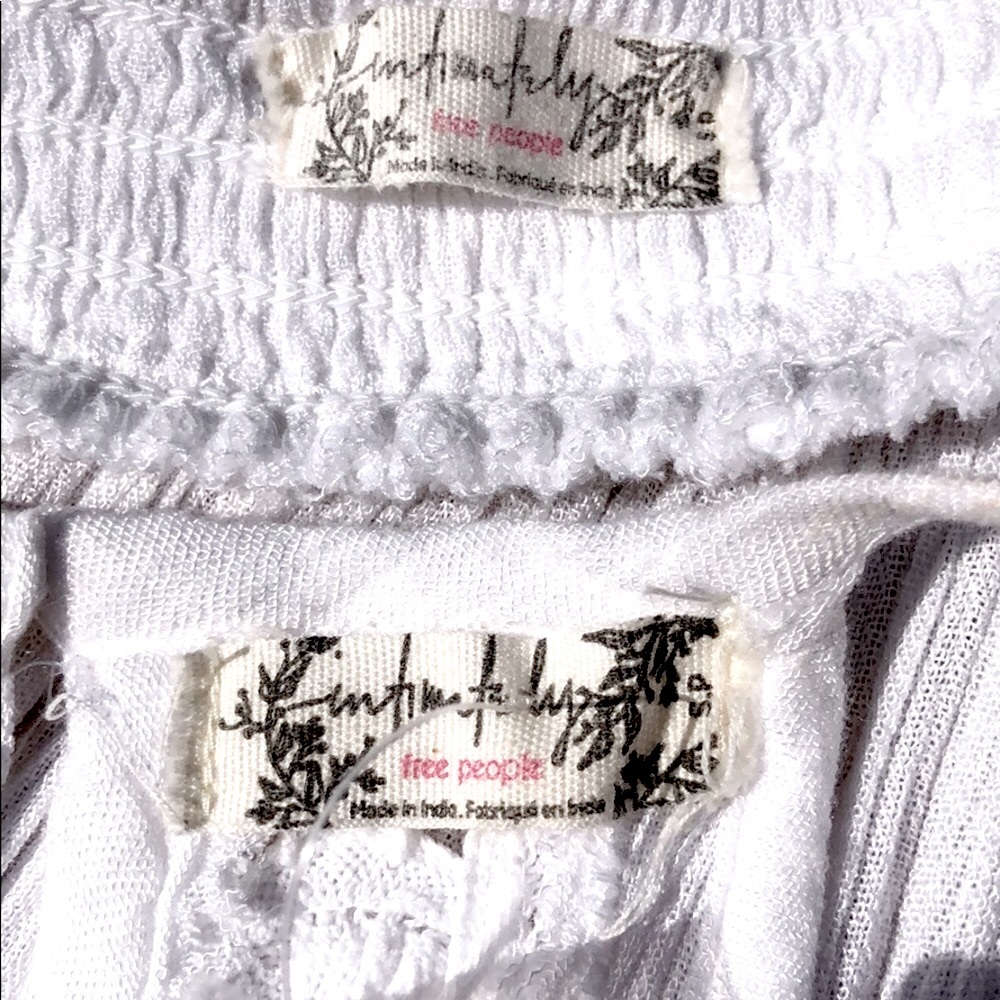 NEW FREE PEOPLE White 2pc Batenburg Lace Skirt Set - Picture 11 of 14